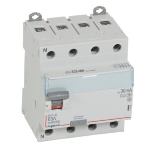 Wyłącznik różnicowoprądowy P 304 4P 63A 0,03A Typ F (HPI) SERII DX3 411696