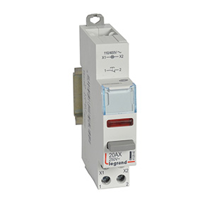 Przycisk modułowy 20A 1R z lampką LED 110/400V czerwoną LP472 412940