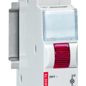 Lampka modułowa 1-fazowa czerwona 230-250V AC L311 604078